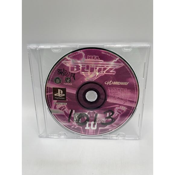 Sony PlayStation 1 PS1 Disc Only TESTED NFL Blitz 1997 BL - Picture 1 of 4
